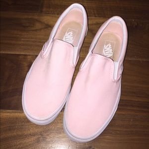 Classic pink slip on Vans