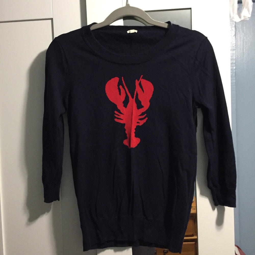 J. Crew lobster sweater