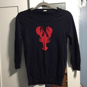 J. Crew lobster sweater