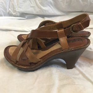 Brown sandals