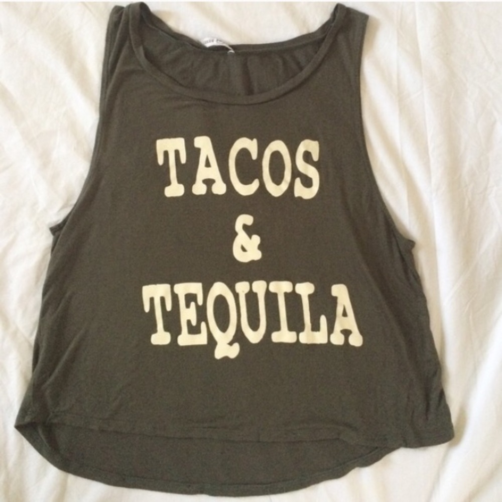 Tacos and Tequila Tank top