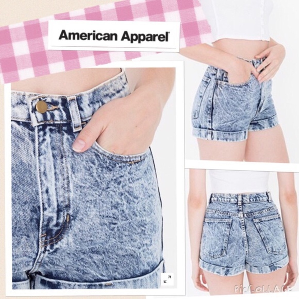 Aa Acid wash shorts new with tags price firm