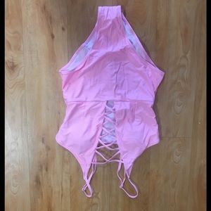 NWT pink swim suit