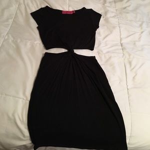 Boohoo knot detail cut out dress NWOT