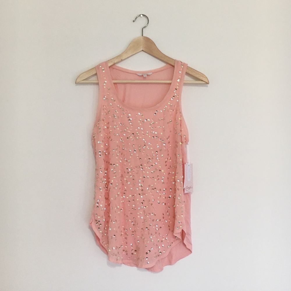 Sequin Candie's tank top