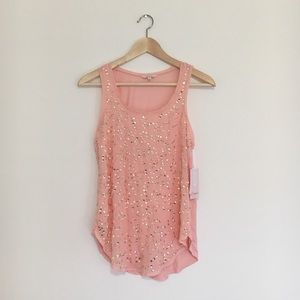 Sequin Candie's tank top