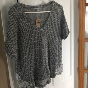 American eagle grey short sleeve top