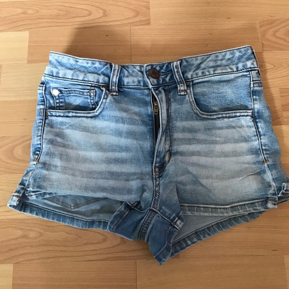 Hi-Rise American Eagle Shortie Shorts