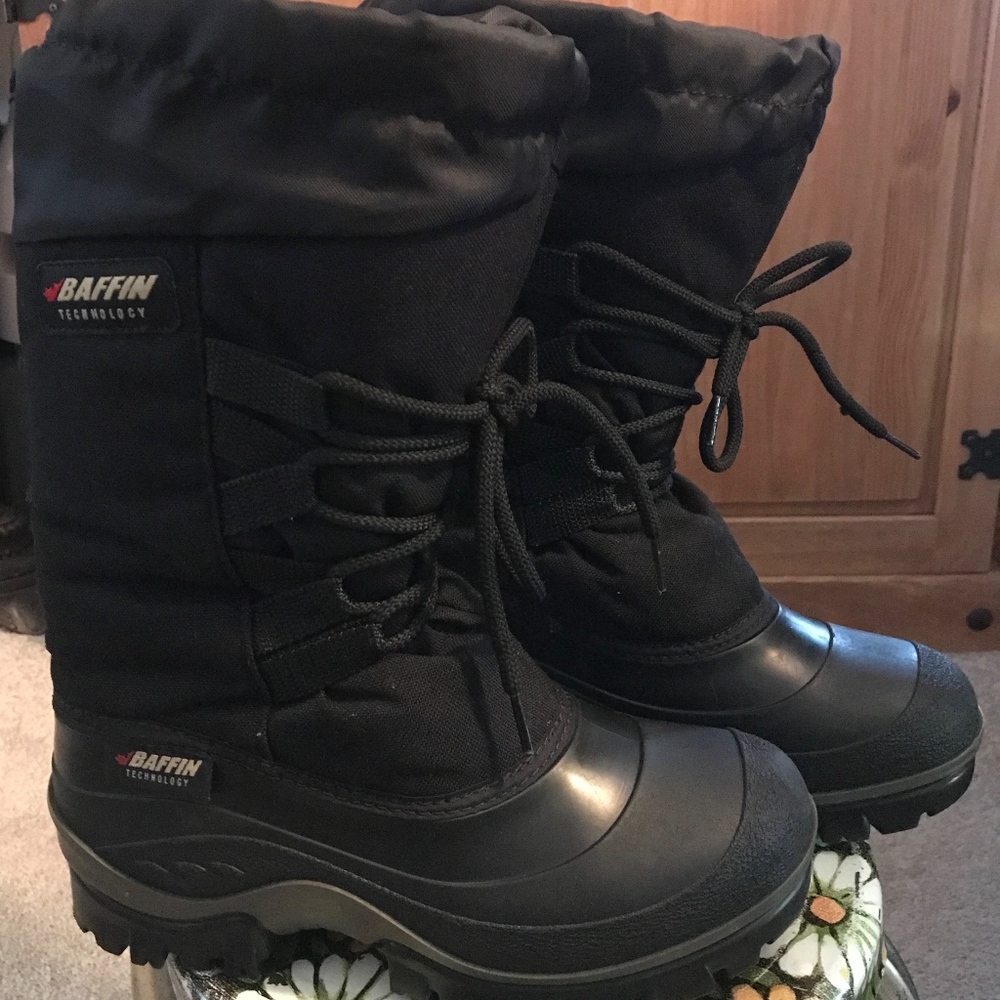 Baffin Technology Black Snow Boots..Size 7