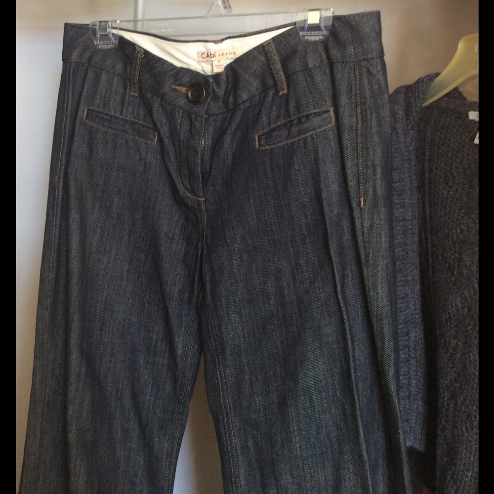 Cabi slacks jeans.