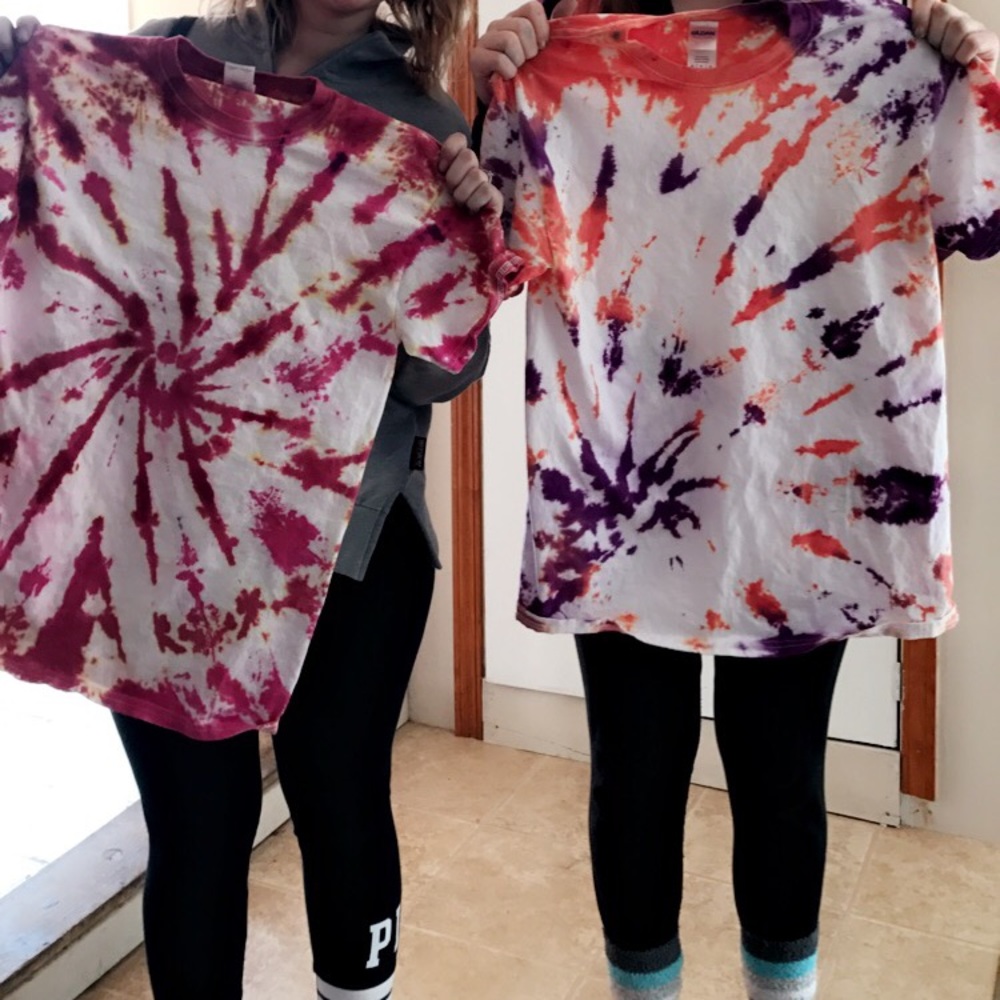 Custom color tye dye