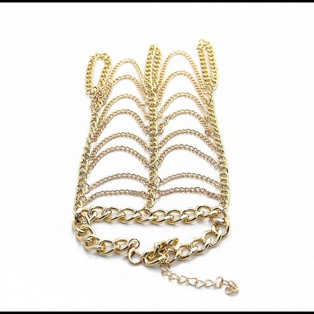 Sexy asf Gypsy Slave Bracelet Belly Dance Chain - Picture 3 of 3