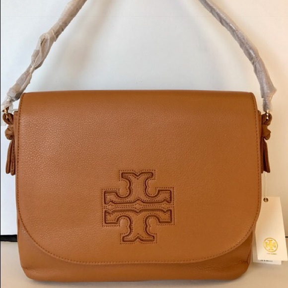 Tory Burch Handbags - (Bark) Harper Convertible shoulder/Messenger Bag