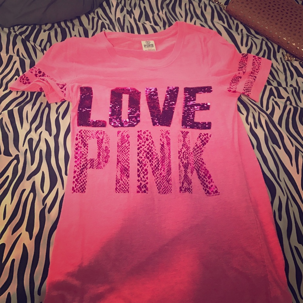 Victoria secret pink bling top