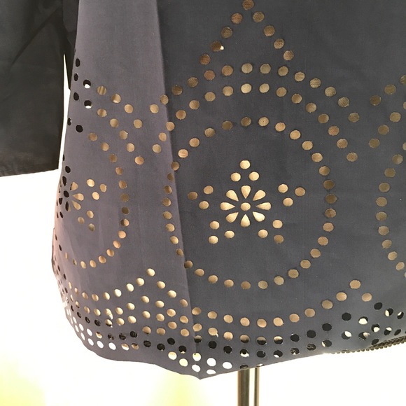 1 left❗️Blue off the shoulder blouse price firm - Picture 4 of 4