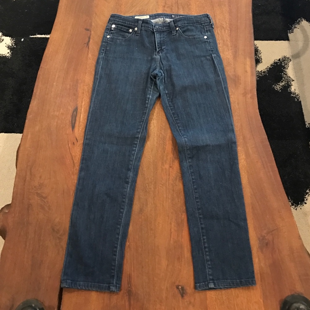 Women's AG jeans, skinny fit, size 28R.