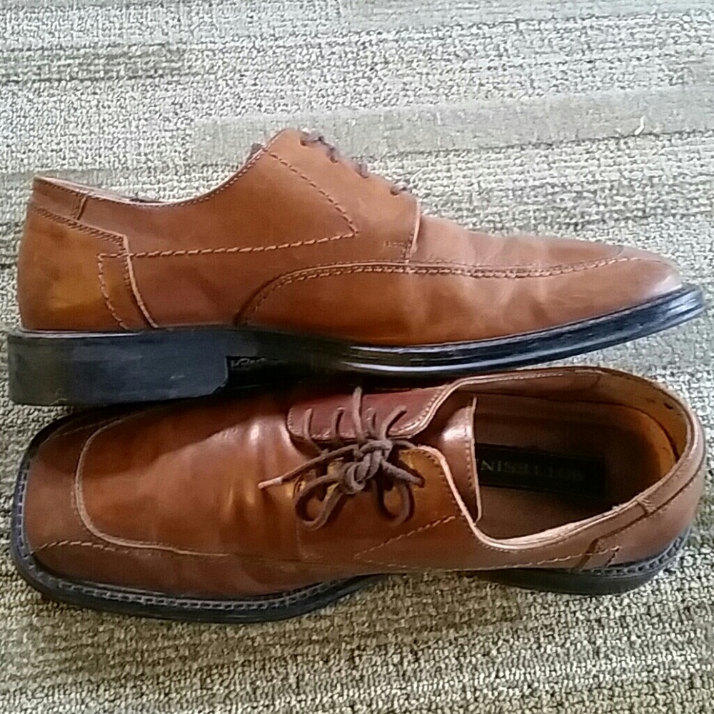 Bottesini men's Italian made dress shoes. 9.5 m - Picture 3 of 4