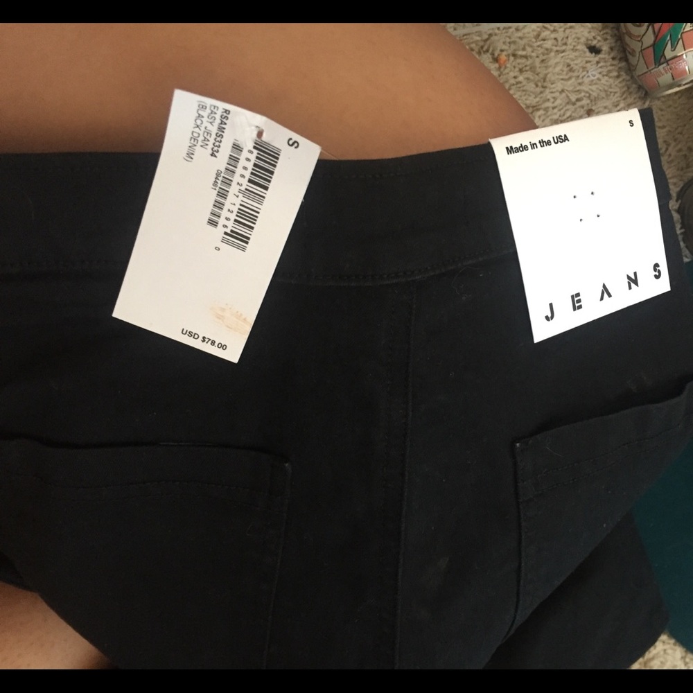 AA EASY JEAN BLACK S S