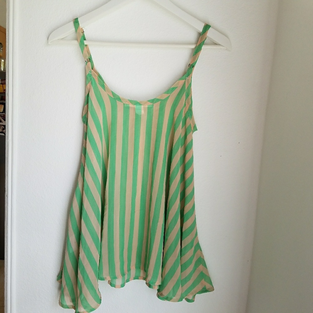 Threads 4 Thought striped swing tank