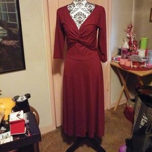 Red dress great for Valentine's