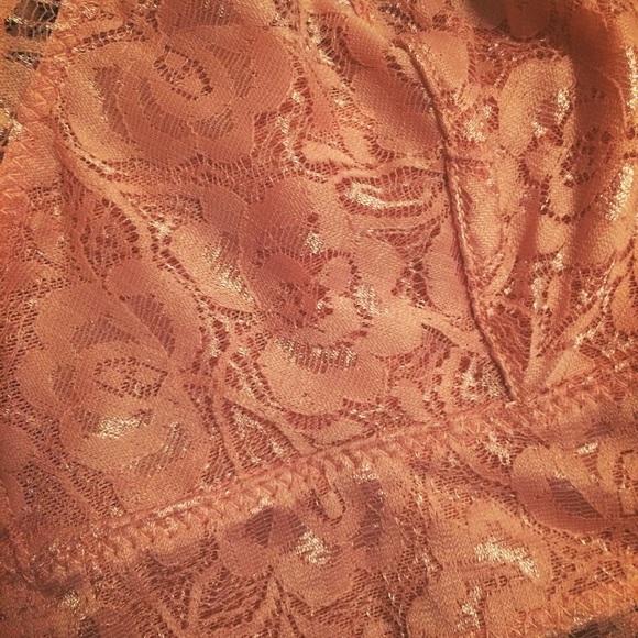 NWT pink lace racerback bralette bra top rose - Picture 4 of 4