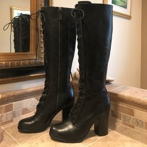 🐾SOLD🐾 Frye Parker 8.5 Black Knee Hight Boots