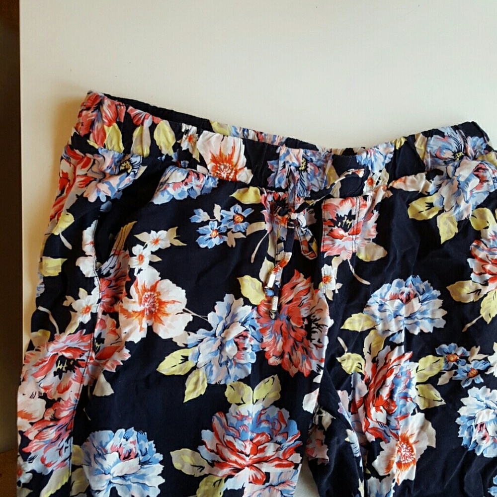 Floral harem pants