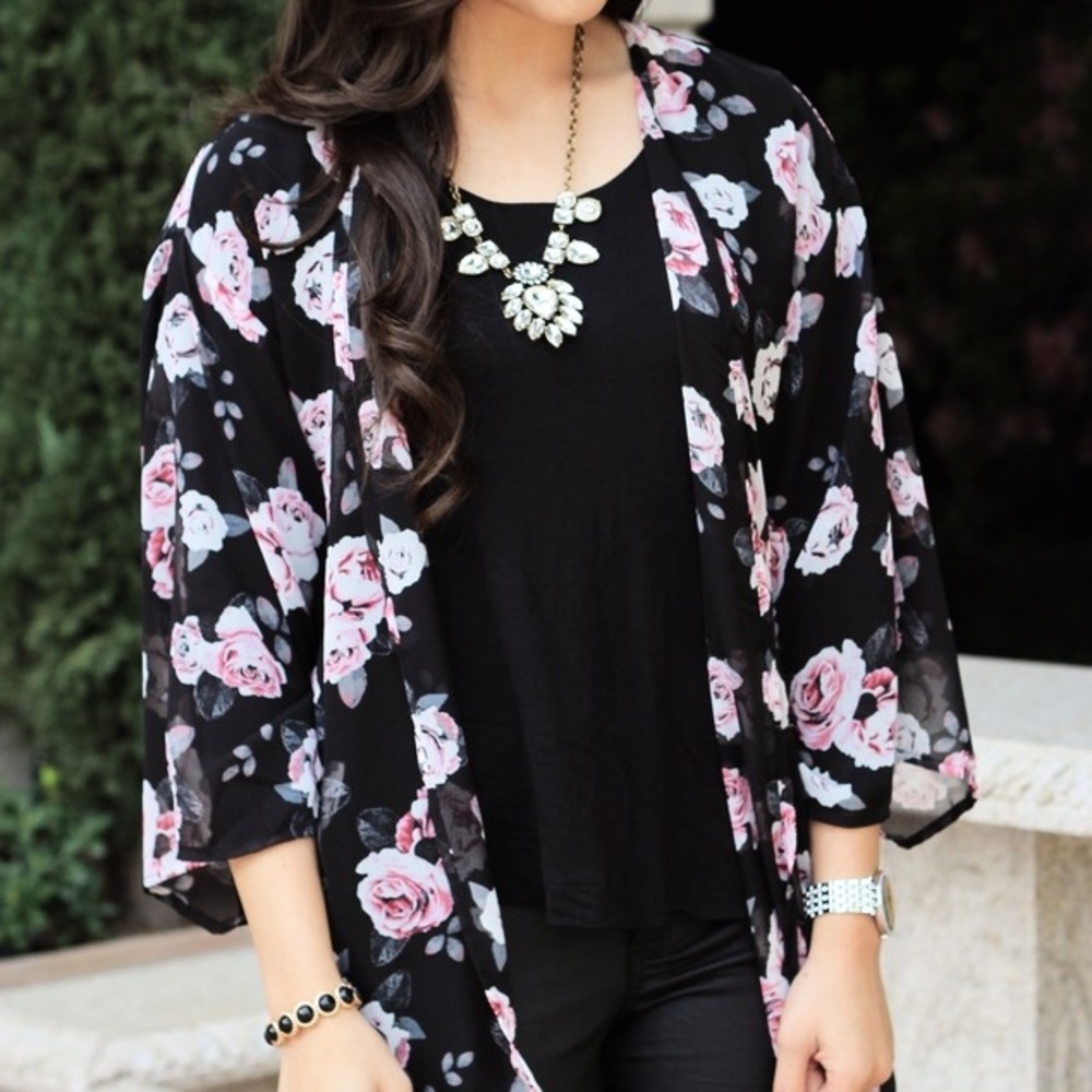 Floral kimono