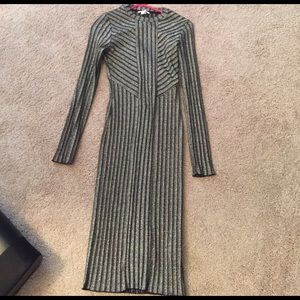 H&M glitter bodycon dress