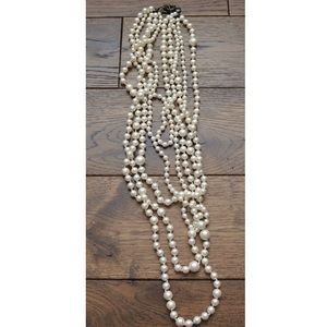 J Crew Multi-strand Pearl Necklace