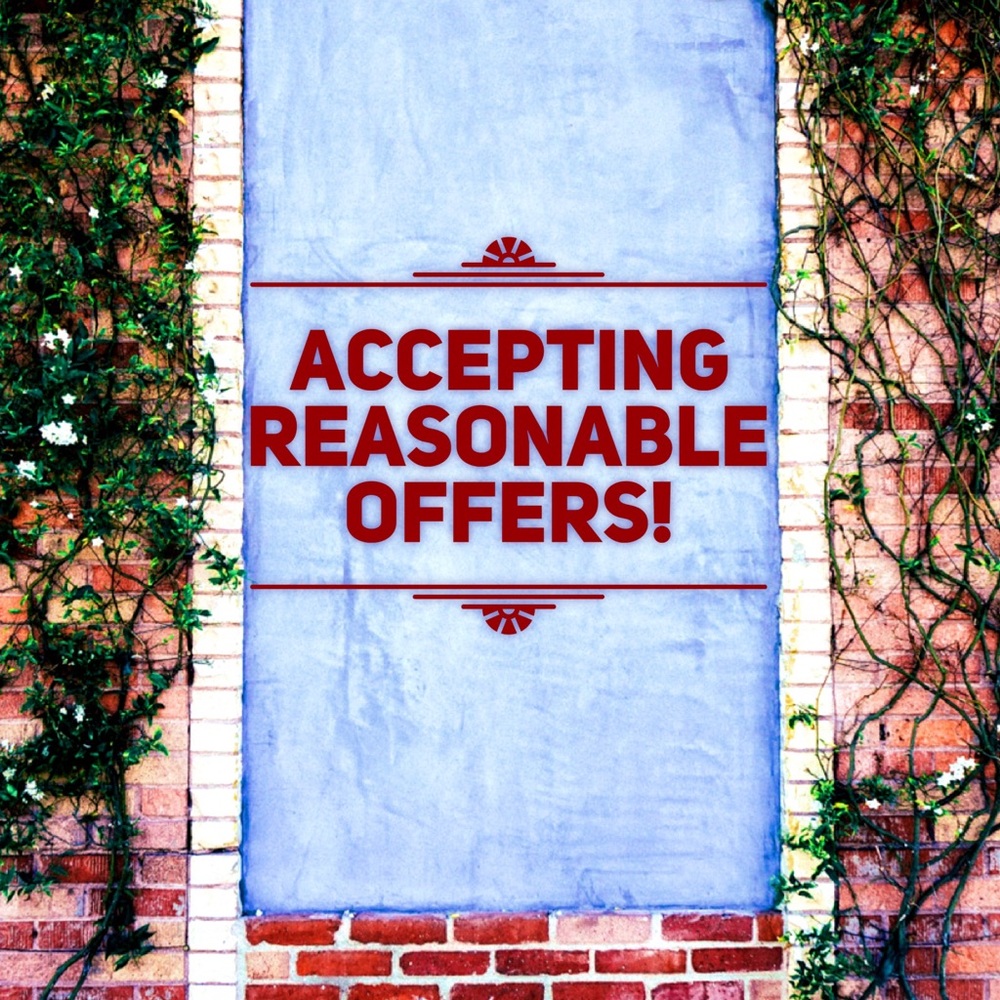 Accepting Reasonable Offers!