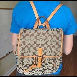 REDUCED PRICE Coach back pack! good condition!
