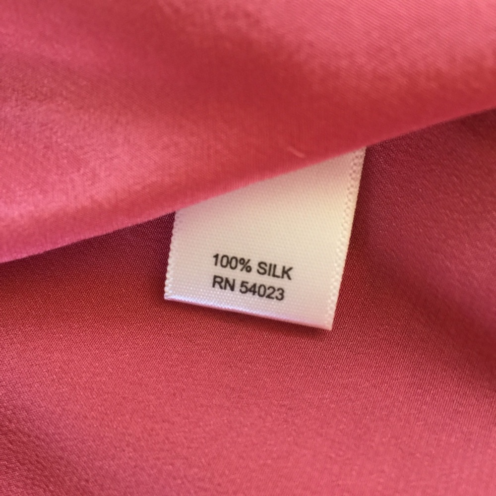 Banana Republic Pink Silk Blouse - Picture 6 of 7