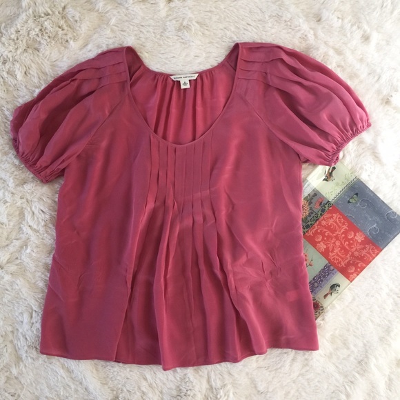Banana Republic Pink Silk Blouse - Picture 4 of 7