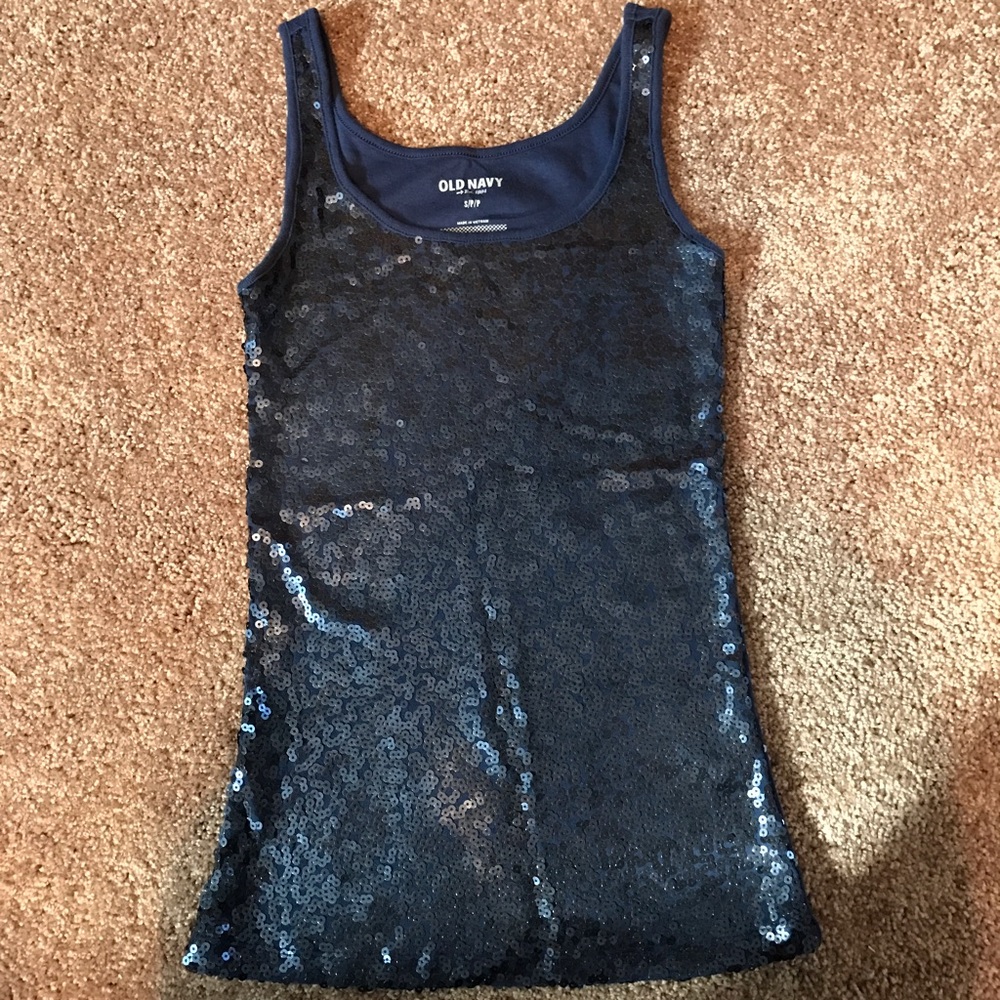 Flashy sequined tank top!!!