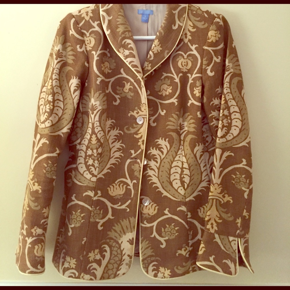 100% cotton J. McLaughlin size 4 blazer