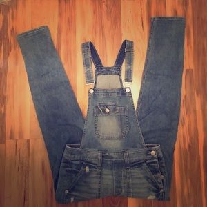 Denim overalls