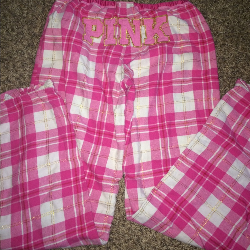 Pink pj pants size S