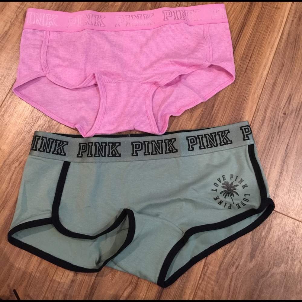 PINK M boyshort bundle