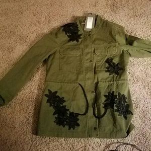 Vero Moda Ryanne Embroidered Cargo Jacket