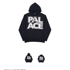 Palace London Hood Black