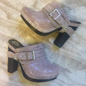 NWOT Vince Camuto Studded Clogs