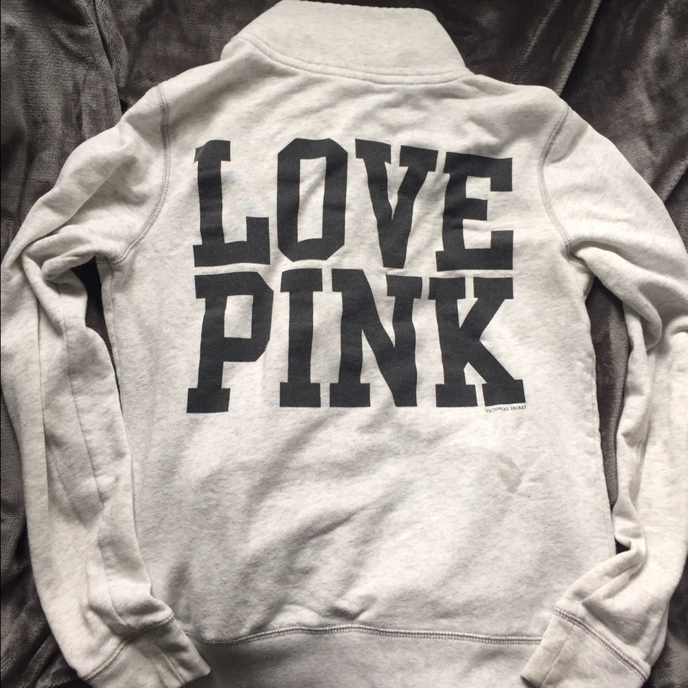 • PINK half zip •