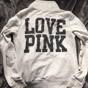 • PINK half zip •