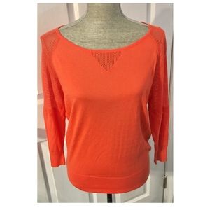 BNWT August Silk Orange Top Small