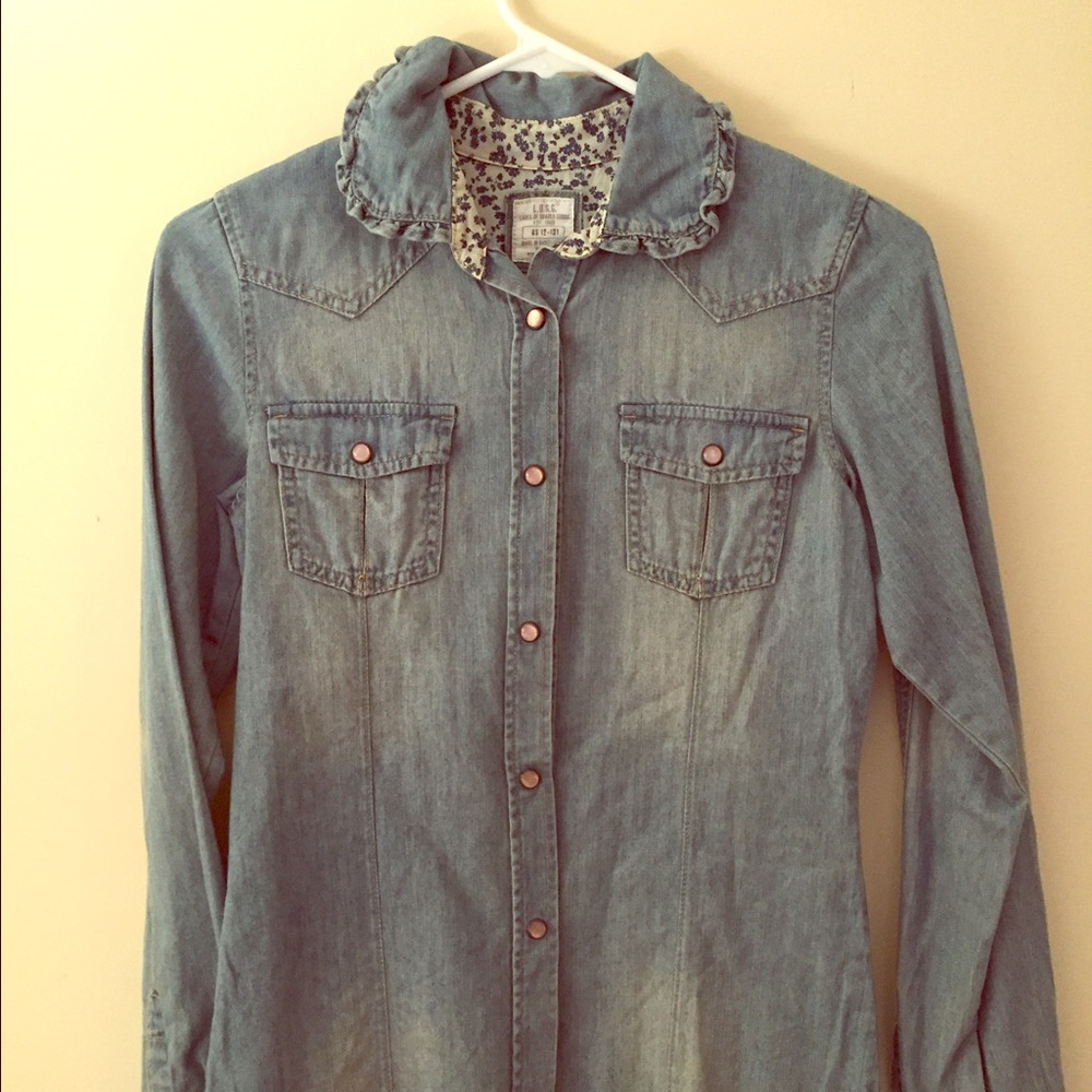 Fun jean top