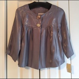 NWT Michael Kors pewter jacket in size small