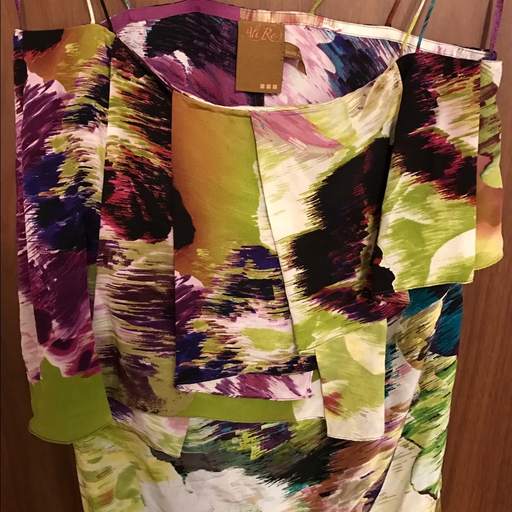 Floral print Ali Ro silk dress