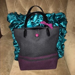 Coach felt purse