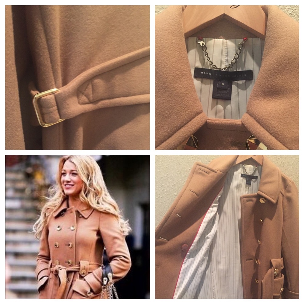 SOLD: Tan Marc by Marc Jacobs Trench Coat | S | - Picture 4 of 8